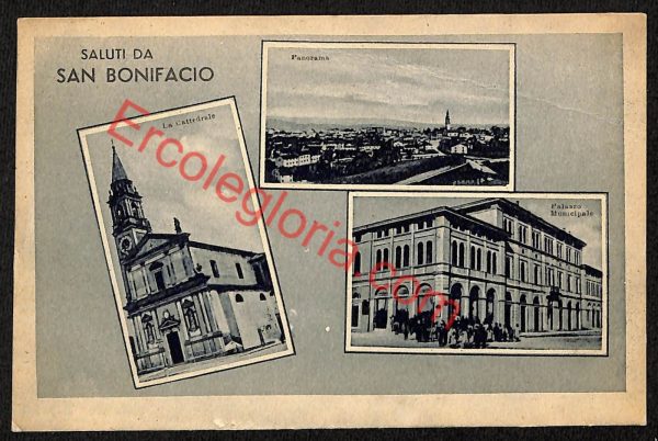 ae3339 - CARTOLINA  D'EPOCA - Verona Provincia - San Bonifacio