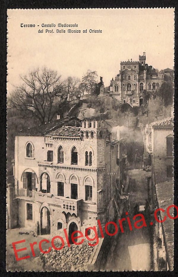 ai7483 - CARTOLINA D' EPOCA - Teramo Città - Castello Medioevale