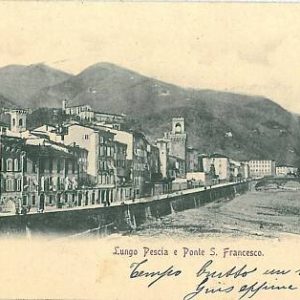 06334 - CARTOLINA d'Epoca PISTOIA - PESCIA 1900