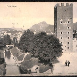 ab5476 - CARTOLINA  D'EPOCA - Trento Città : TORRE VANGA