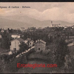 ae1075 - CARTOLINA  D'EPOCA - Belluno Provincia -  Castion