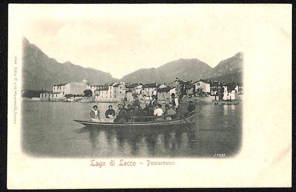 ab6604 -  CARTOLINA  D'EPOCA - Lecco Provincia - PESCARENICO