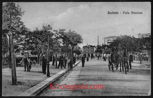 ae0917 - CARTOLINA  D'EPOCA - BAT Provincia - Barletta  1920
