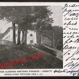 ah8094 - CARTOLINA D'EPOCA - Pistoia Provincia - Abetone
