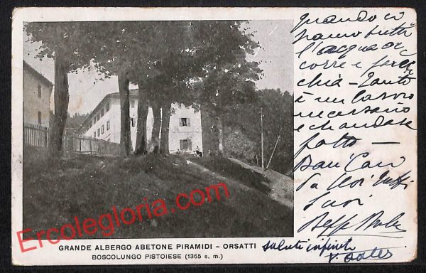 ah8094 - CARTOLINA D'EPOCA - Pistoia Provincia - Abetone