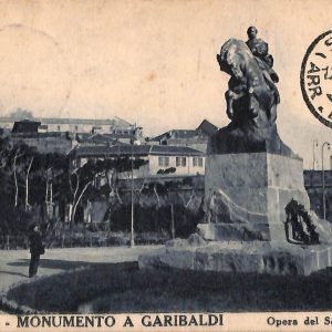 ab6943 -  CARTOLINA  D'EPOCA - Savona Città - Monumento a Garibaldi