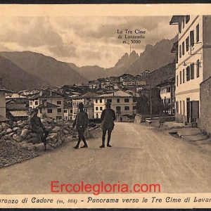 ae1077 - CARTOLINA  D'EPOCA - Belluno Provincia - Auronzo del Cadore