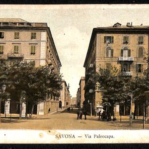 ab6950 -  CARTOLINA  D'EPOCA - Savona Città - Via Paleocapa