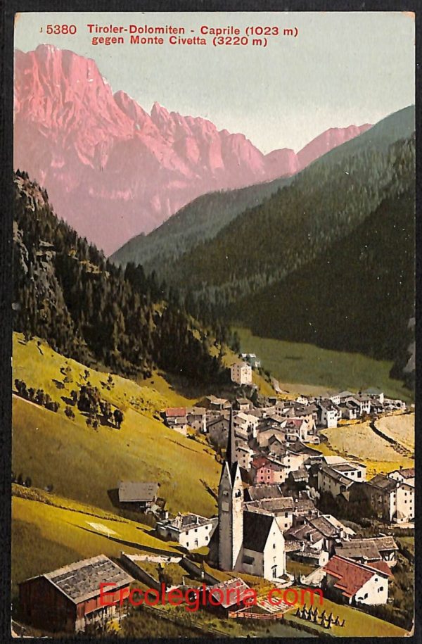 ae1080 - CARTOLINA  D'EPOCA - Belluno Provincia - Alleghe