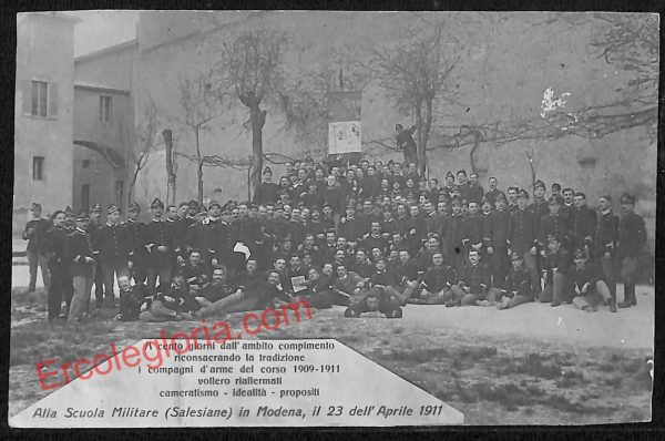 ag9450 - CARTOLINA D'EPOCA - Modena Città - Scuola Militare