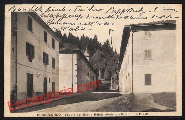 ah8132 - CARTOLINA D'EPOCA - Pistoia Provincia - Boscolungo Abetone