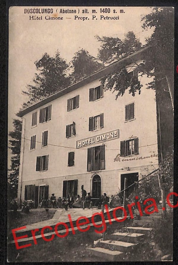 ah8134 - CARTOLINA D'EPOCA - Pistoia Provincia - Boscolungo Abetone