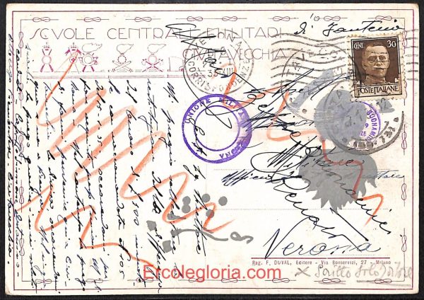 ad8153 - CARTOLINA D'EPOCA - Roma Provincia - Civitavecchia  1935 - immagine 2