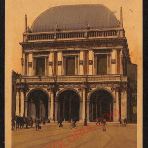 ae4090 - CARTOLINA  D'EPOCA - Brescia Città - Palazzo Comunale