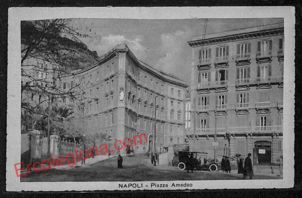 ag9838 - CARTOLINE D'EPOCA - Napoli Citta - Piazza Amadeo