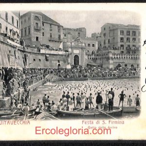 ad8159 - CARTOLINA D'EPOCA - Roma Provincia - Civitavecchia  1901