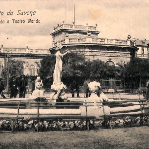ab7006  -  CARTOLINA  D'EPOCA - Savona Città - Teatro Wanda