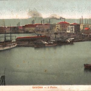 ab7007  -  CARTOLINA  D'EPOCA - Savona Città - Il Porto