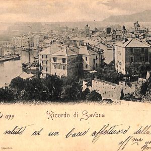 ab7012  -  CARTOLINA  D'EPOCA - Savona Città  1899