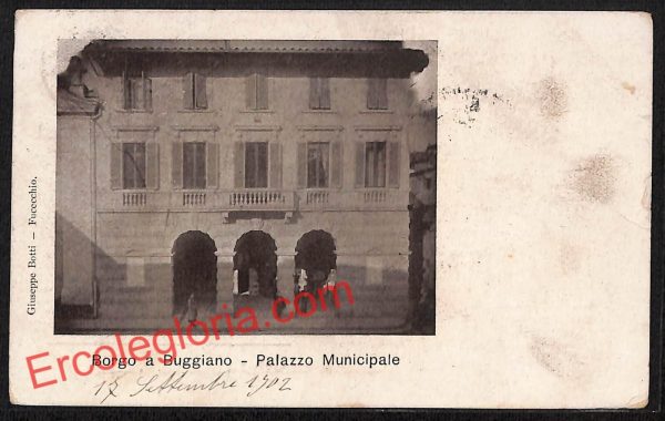 ah8145 - CARTOLINA D'EPOCA - Pistoia Provincia - Borgo a Buggiano