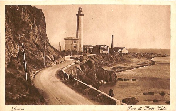 ab7049  -  CARTOLINA  D'EPOCA - Savona Città - Porto Vado