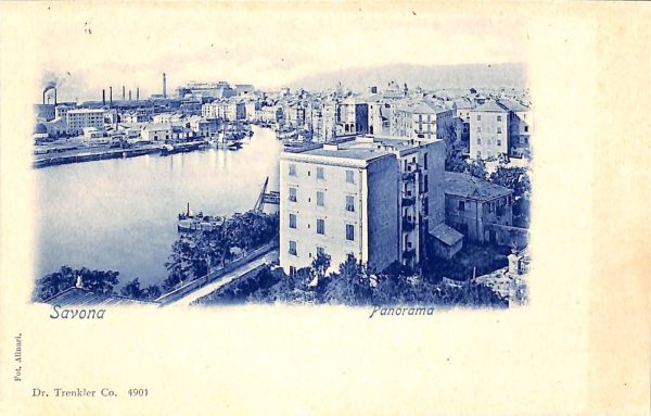 ab7050  -  CARTOLINA  D'EPOCA - Savona Città
