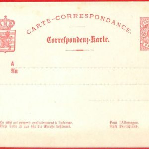 aa1839 -  LUXEMBOURG  - POSTAL HISTORY - Postal STATIONERY CARD  Michel # P13