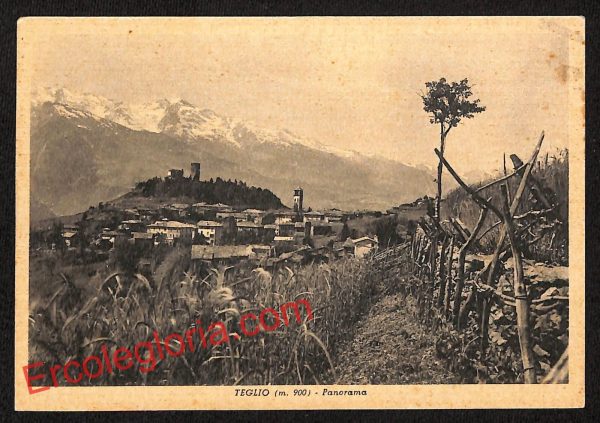 ai7215 - CARTOLINA D' EPOCA - Sondrio Provincia - Teglio