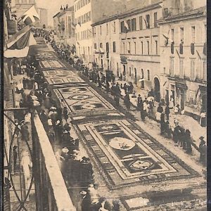 ad8225 - CARTOLINA D'EPOCA - Roma Provincia - Genzano 1911