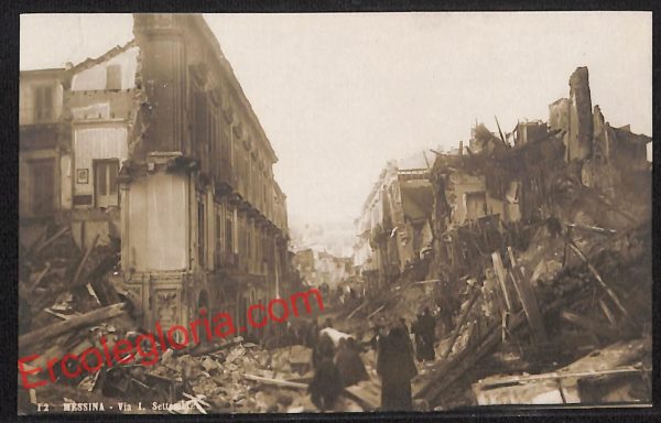 ag8606 - CARTOLINA D'EPOCA - Messina Città - Via I Settembre