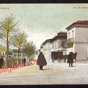 ag5444 - CARTOLINA D'EPOCA - L'Aquila Città - Via XX Settembre