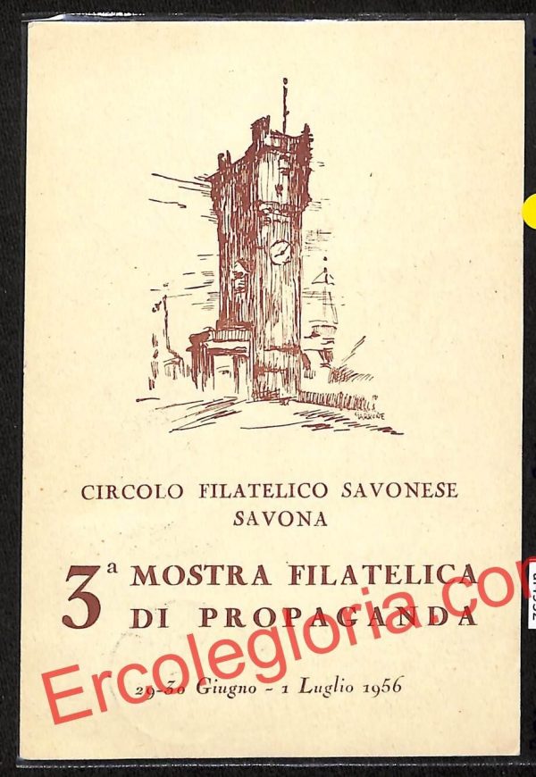 ai4932 - CARTOLINA D'EPOCA - Savona Città - 3° Mostra Filatelica di Propaganda