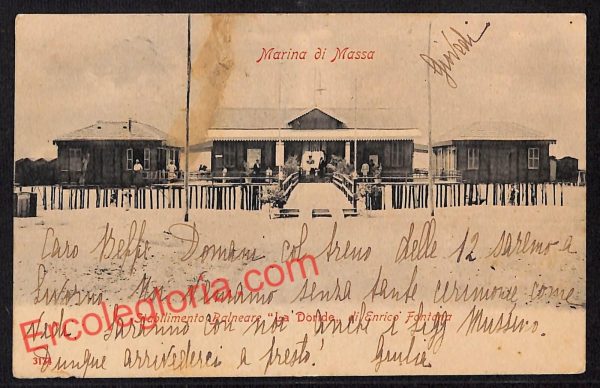 ag8053 - CARTOLINA D'EPOCA - Massa Carrara Provincia - Marina di Massa