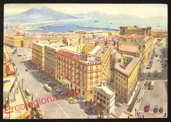 ag9874 - CARTOLINE D'EPOCA - Napoli Citta - Albergo Patria