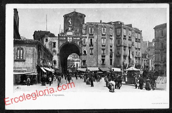 ag9875 - CARTOLINE D'EPOCA - Napoli Citta - Porta Capuana