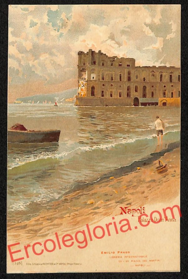 ag9878 - CARTOLINE D'EPOCA - Napoli Citta - Palazzo Donn' Anna