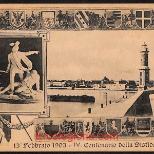 ae0920 - CARTOLINA  D'EPOCA - BAT Provincia - Barletta  1903