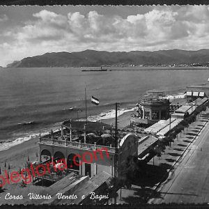 ai4934 - CARTOLINA D'EPOCA - Savona Città - Corso Vittorio Veneto