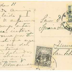 P4117 - SPAIN, POST CARD FROM RONDA (MALAGA) TO THE PAINTER IGNACIO ZULOAGA