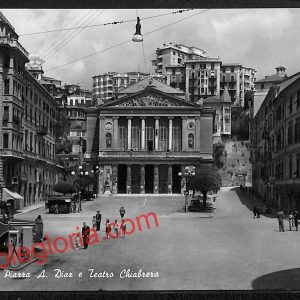 ai4935 - CARTOLINA D'EPOCA - Savona Città - Teatro Chiabrera