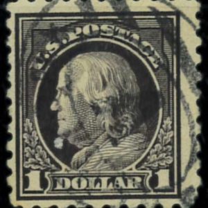 P4383 A - USA , 1916/7, DEFINITIVE 1 $ FRANKLIN, FINE USED
