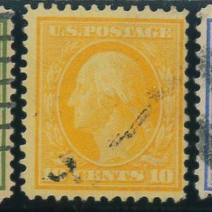 P4384 - USA , DEFINITIVE STAMPS 1908/1909 8c. 10c. 15c. , FINE USED