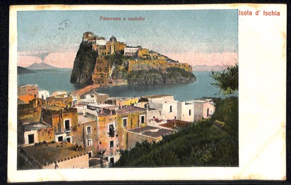 ab8328 - CARTOLINA  D'EPOCA - Napoli  Provincia  - ISCHIA  1922