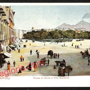 ag9673 - CARTOLINE D'EPOCA - Napoli Città - Villa Nazionale