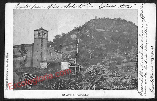 ag9508 - CARTOLINA D'EPOCA - Modena Provincia - Gaiato di Frignano