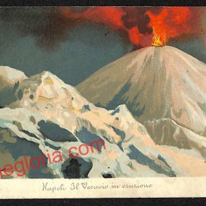 ag9674 - CARTOLINE D'EPOCA - Napoli Città - Vesuvio