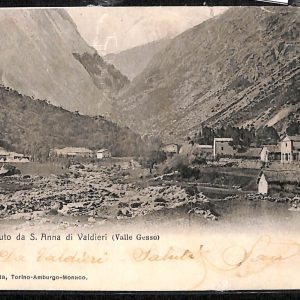 ab4786 -  CARTOLINA  D'EPOCA -  Cuneo Provincia -  S. ANNA di VINADIO