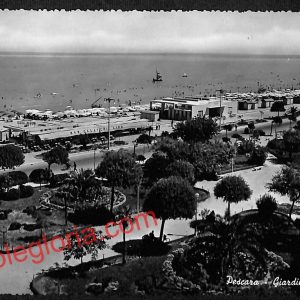ah7232 - CARTOLINA  D'EPOCA - Pescara Città - Giardini e Lido