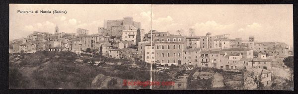 ad8456 - CARTOLINA DOPPIA  D'EPOCA - Roma Provincia - Nerola
