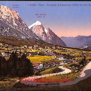 ae1150 - CARTOLINA  D'EPOCA - Belluno Provincia - Cortina d' Ampezzo